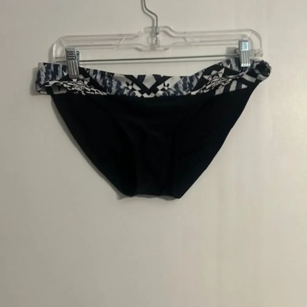 Gossip Black/White bikini bottom swimwear, size L